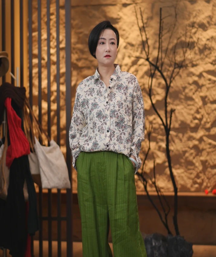【蓉哥出品】亚麻衬衫G21
