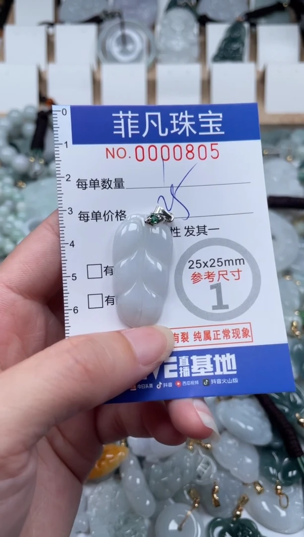 翡翠未镶嵌颈饰00..0805