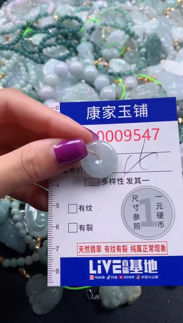 颈饰未镶嵌翡翠9547