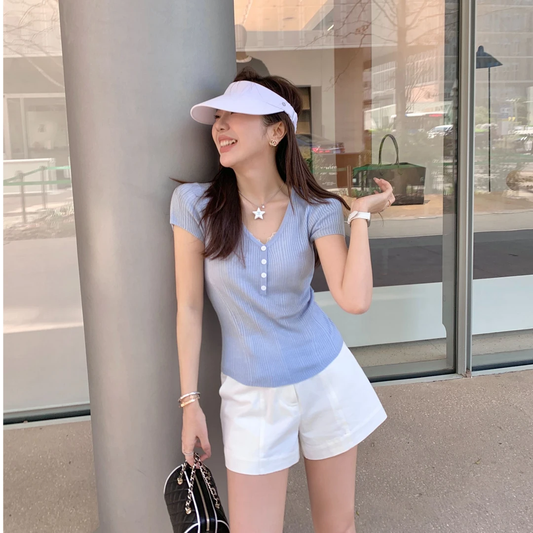 CHERI.Z高尔夫短裤 新疆长绒强捻棉 黑白经典必入小短裤