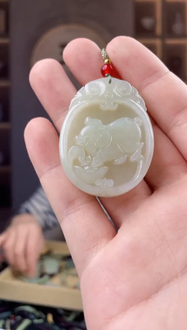 颈饰未镶嵌和田玉拍一发一，多样性发货