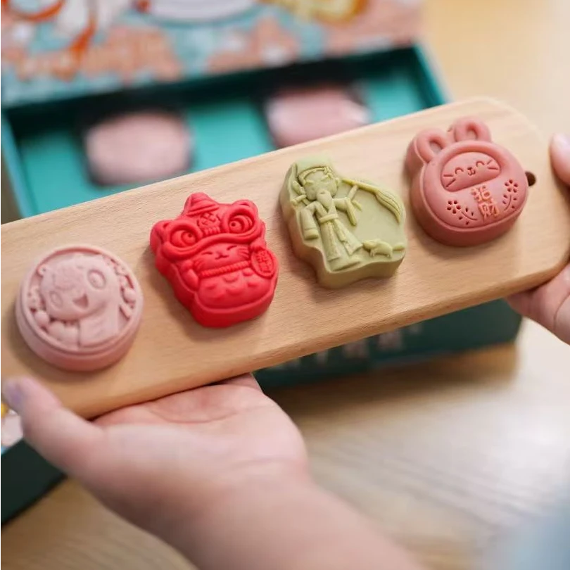 【中秋限定】宠物中秋月饼猫狗通用卡通造型定制零食