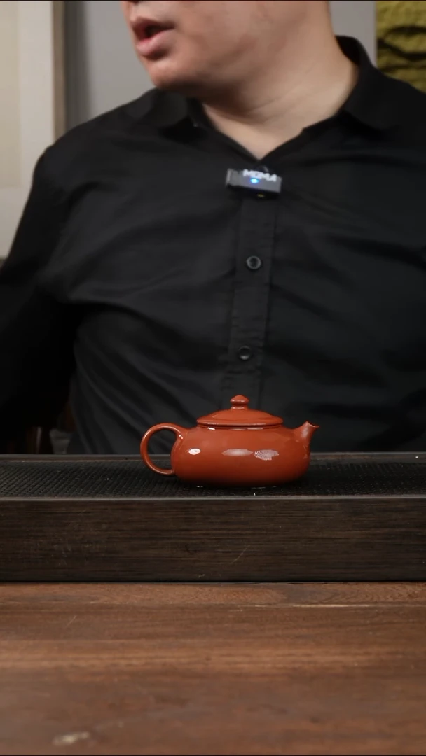 茶杯紫砂朱泥小寒江      130CC