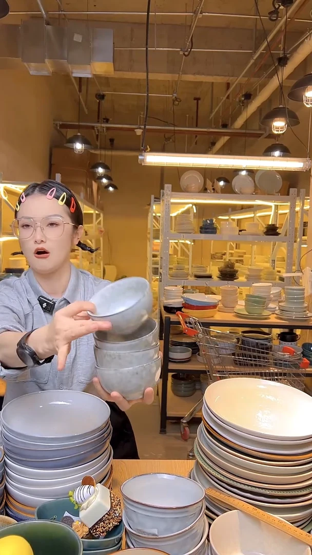 瓷51外贸尾货窑变釉下彩默认微瑕