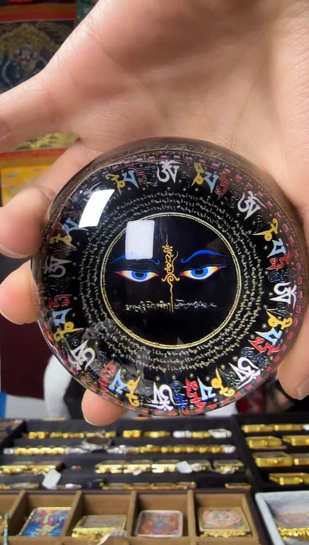 吊坠黑财神坛城-拉萨直发