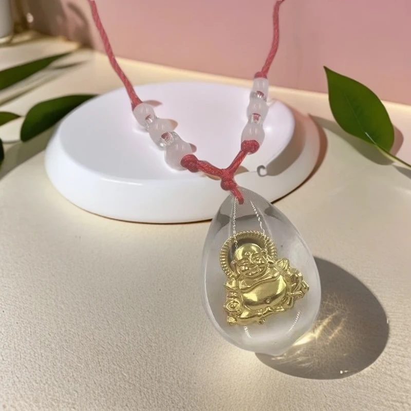 简约时尚古法精美弥勒佛饰品