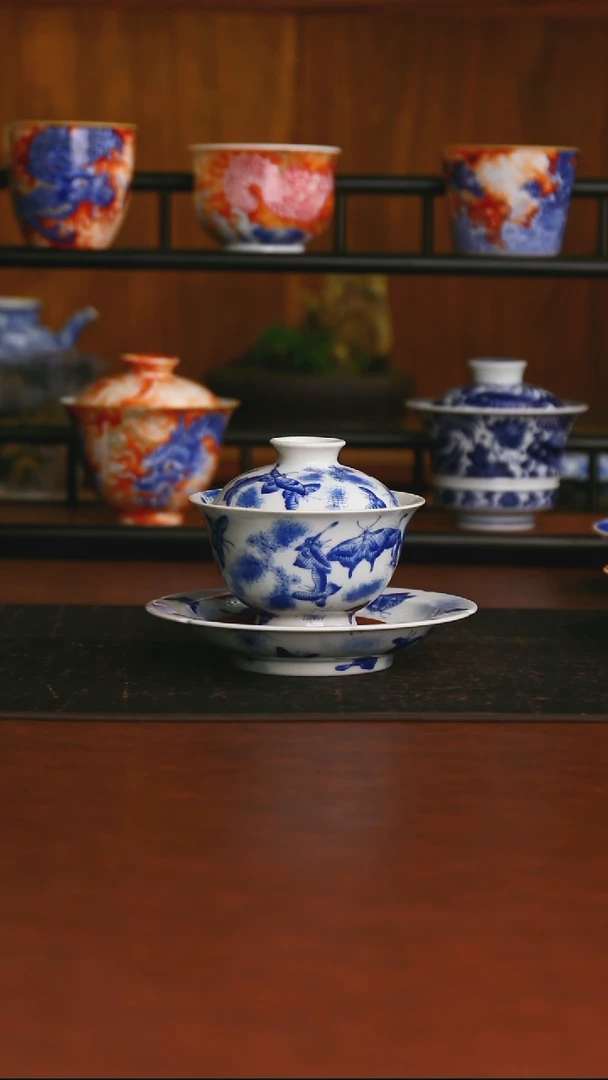 景德镇手工手绘的42