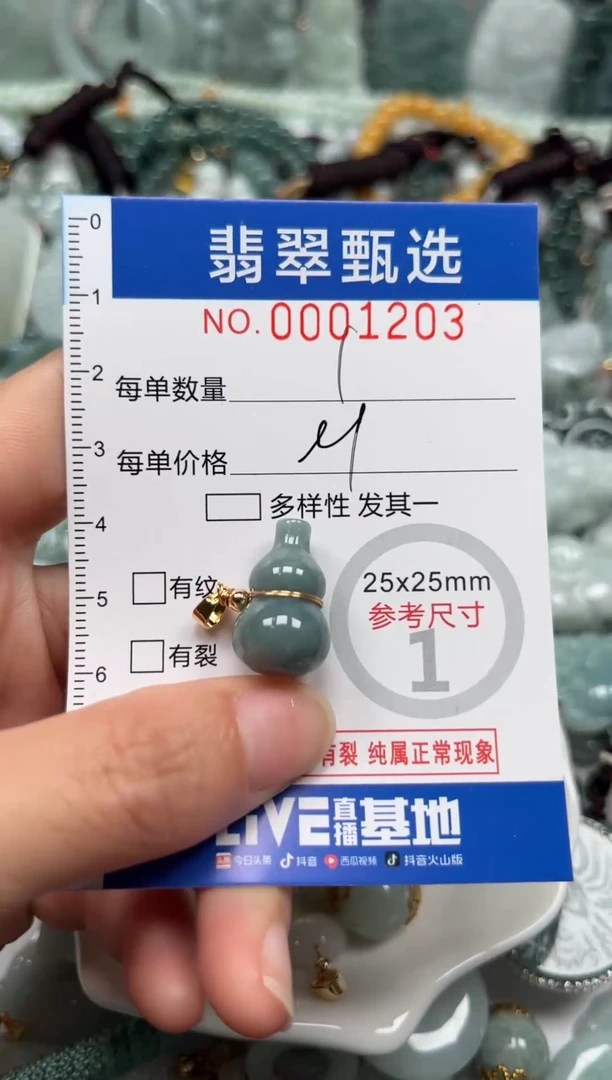 【闪购商品】翡翠颈饰未镶嵌00..1203