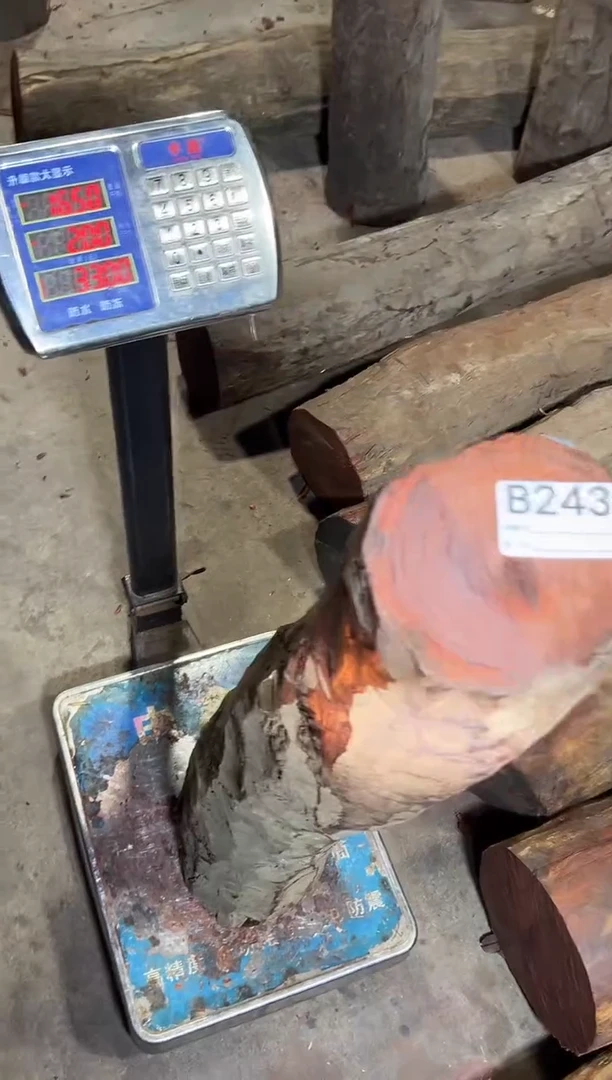 紫檀木类端景台你****i赞比亚血檀非洲紫檀