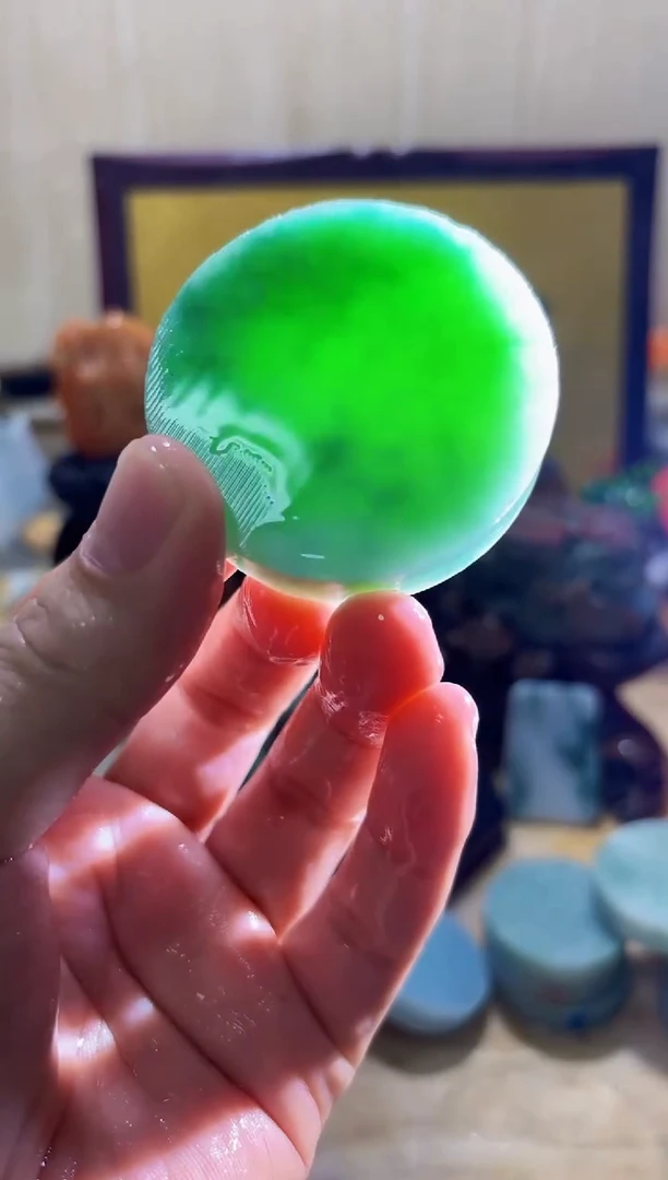 颈饰未镶嵌翡翠A货常星5131