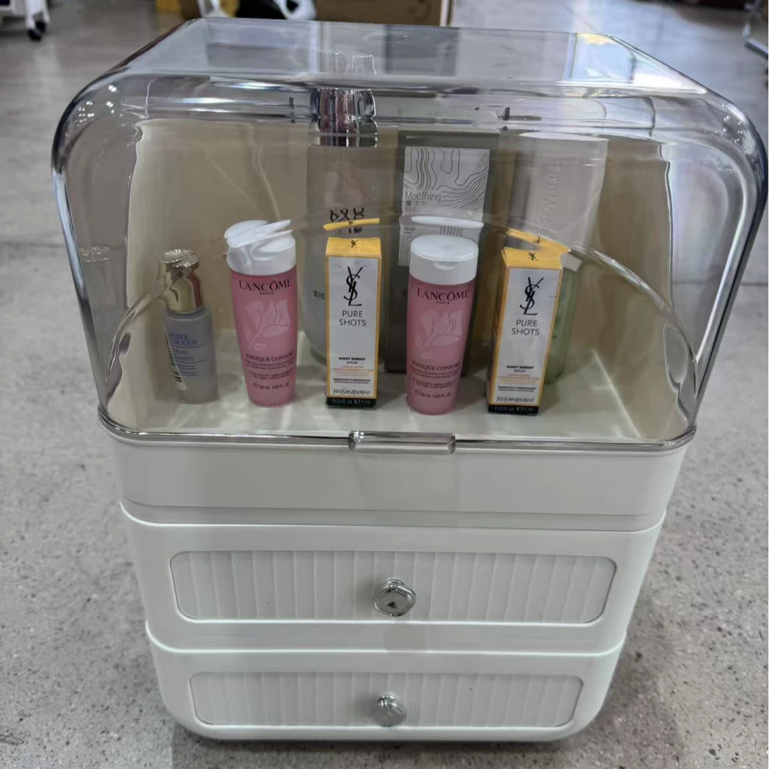 护肤品置物架子 抽屉式化妆柜不含化妆品 颜色规格随机2 FL