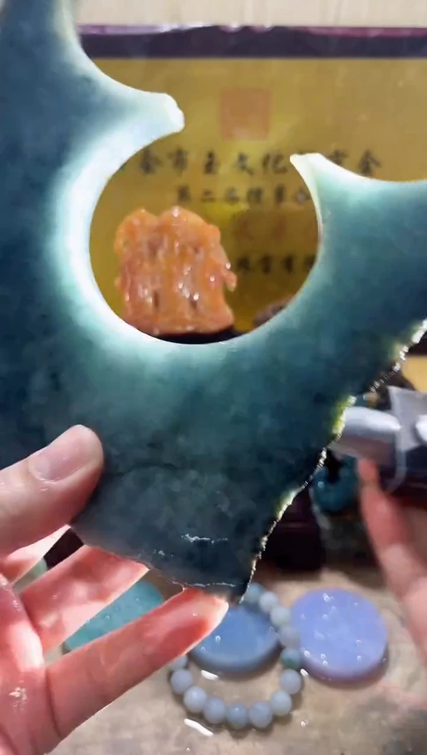 未镶嵌挂件翡翠A货常星7878