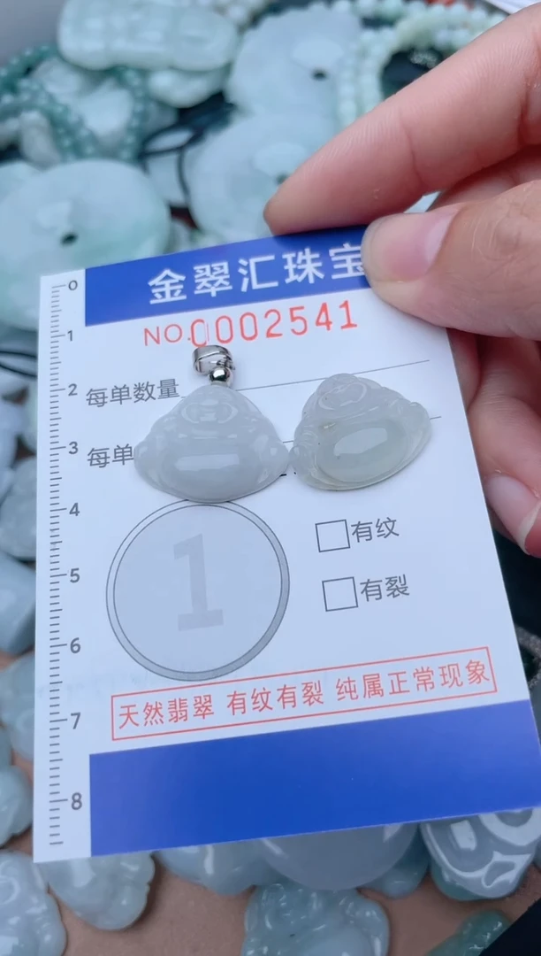 翡翠未镶嵌颈饰2541