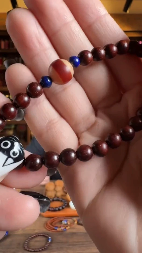 【闪购商品】檀香紫檀（小叶紫檀）定制搭配 印度小叶单圈 卡6mm