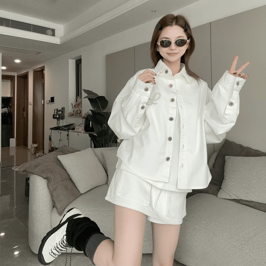 舟舟 【白小姐】外套时尚休闲百搭设计感D19