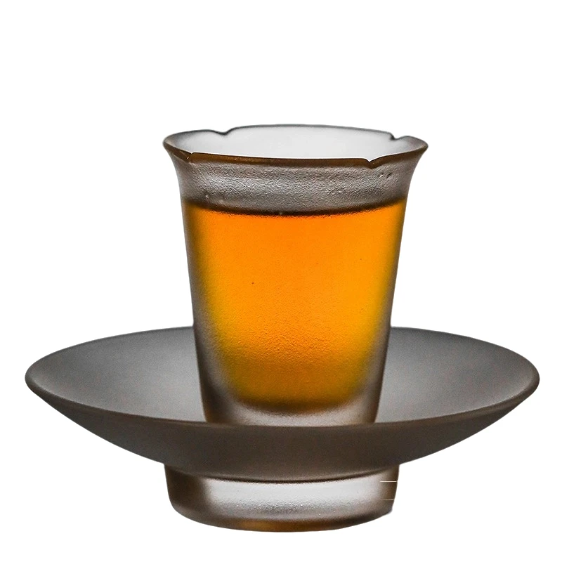 予御丨梁明毓 琉璃 青梅一杯一托 杯盏 精致温婉品茗杯 杯托茶杯