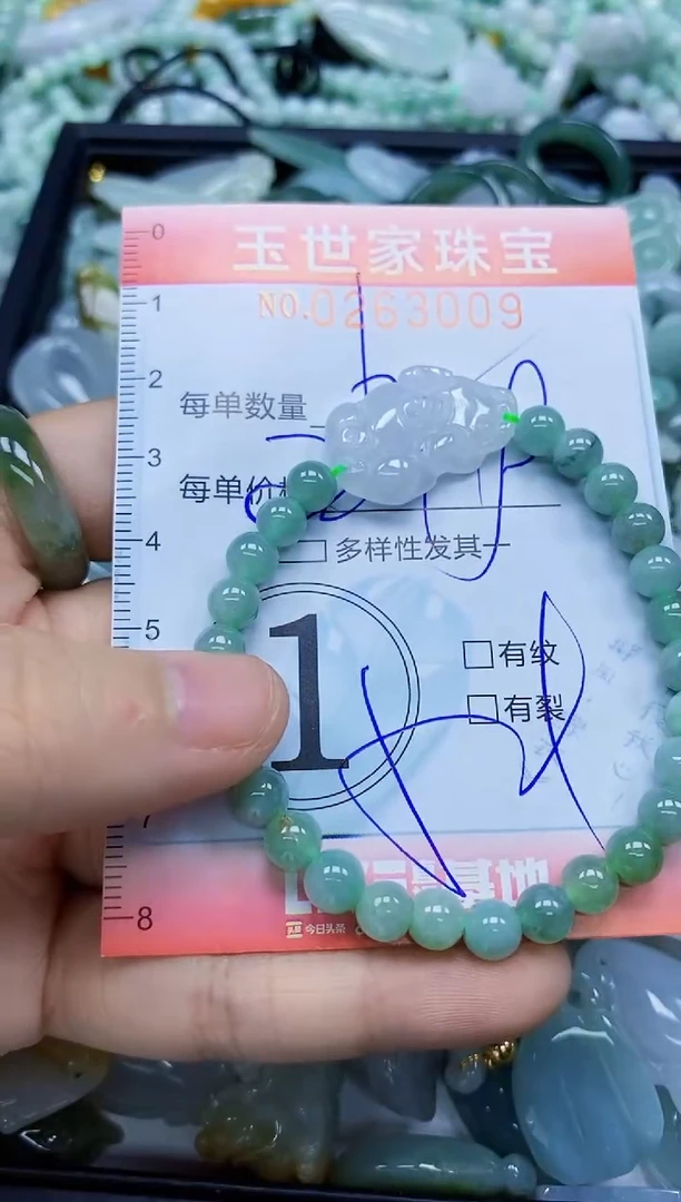 翡翠未镶嵌颈饰闪购0263009多样性发其一