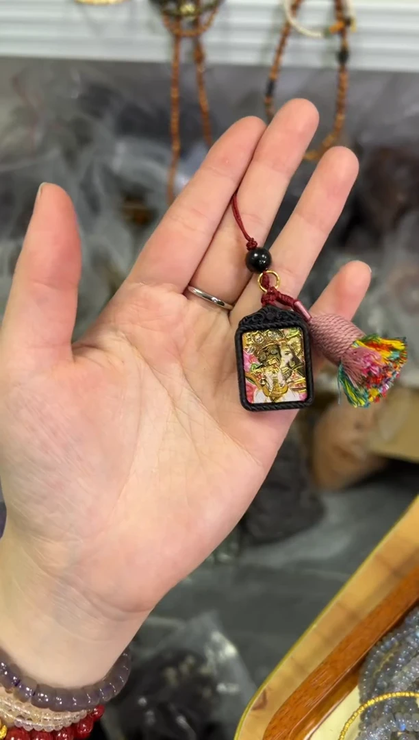 【闪购商品】檀香木吊坠檀香木扎基拉姆流苏挂件[3592]