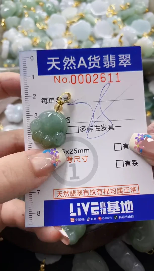颈饰未镶嵌翡翠天然A货翡翠