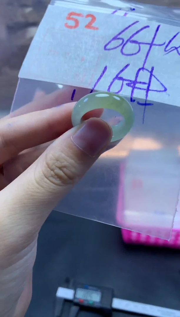 未镶嵌定制翡翠戒圈16#76毛货需精细抛光