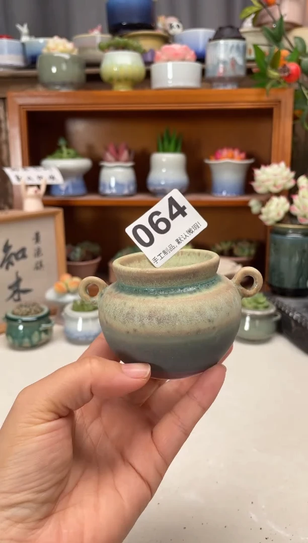 瓷片064知木小芳花盆