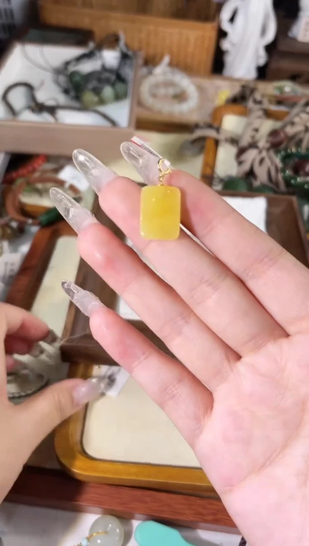 蜜蜡吊坠(不含链)银S925镶嵌多样性发货其一孤品默认微瑕