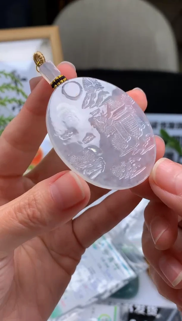 【闪购商品】定制翡翠未镶嵌吊坠-86037