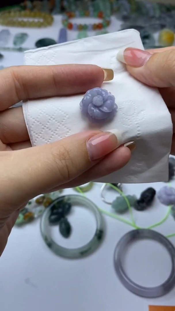 未镶嵌定制翡翠紫****️毛货定制不退不换