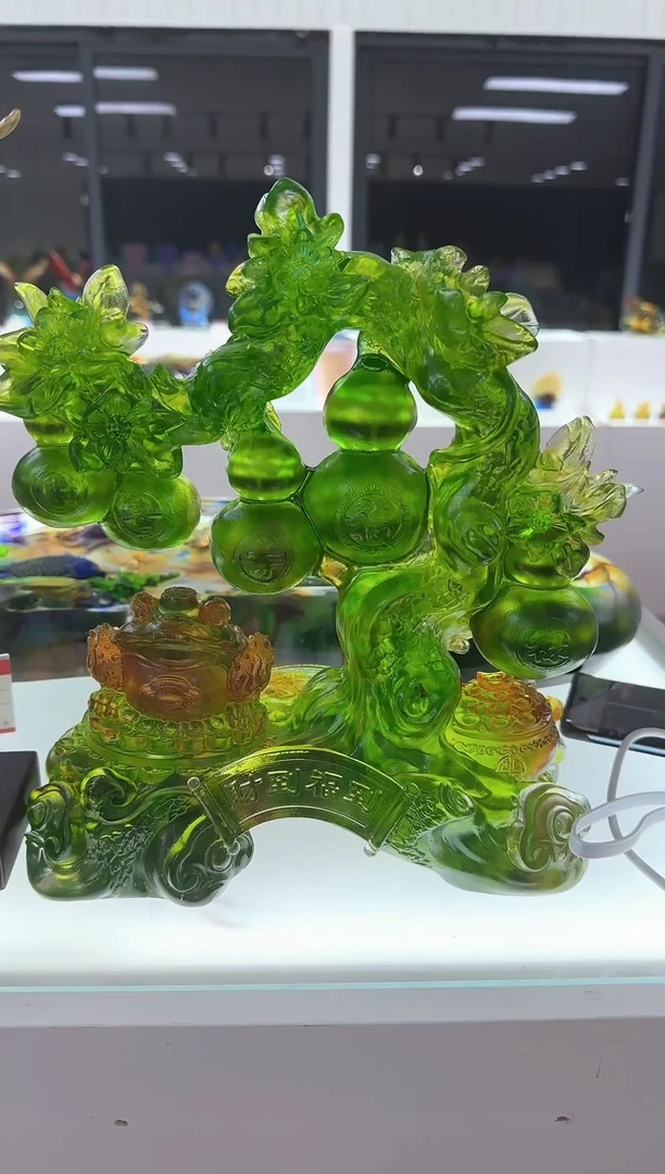 手工艺品琉璃?****。古法琉璃财到福到