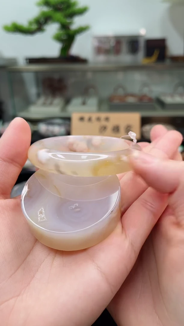 未镶嵌手镯石英质玉54圈口（赠品镯心）3572112
