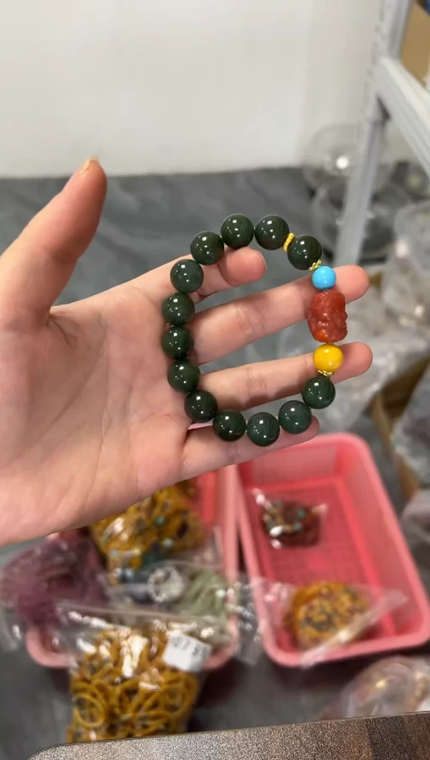 手链未镶嵌和田玉和田玉手串[多样发其一]