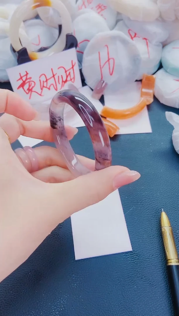 石英质玉手镯未镶嵌N106-55-56