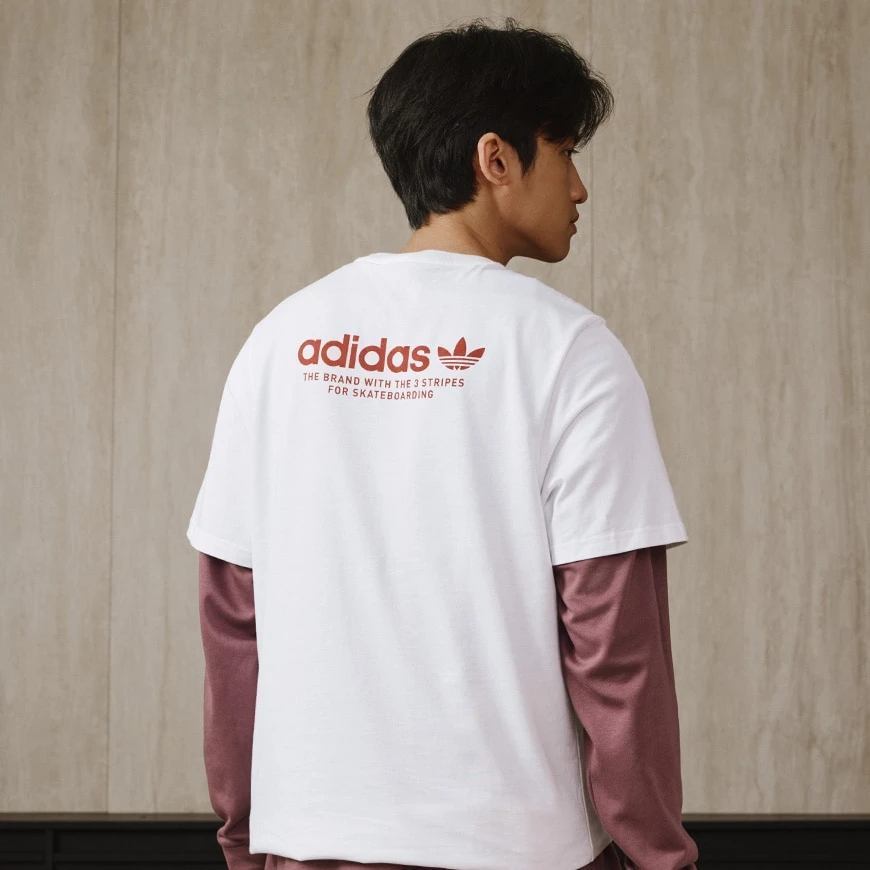 Adidas三叶草4.0 LOGO T-SHIRT 经典运动短袖圆领T恤 JD2796