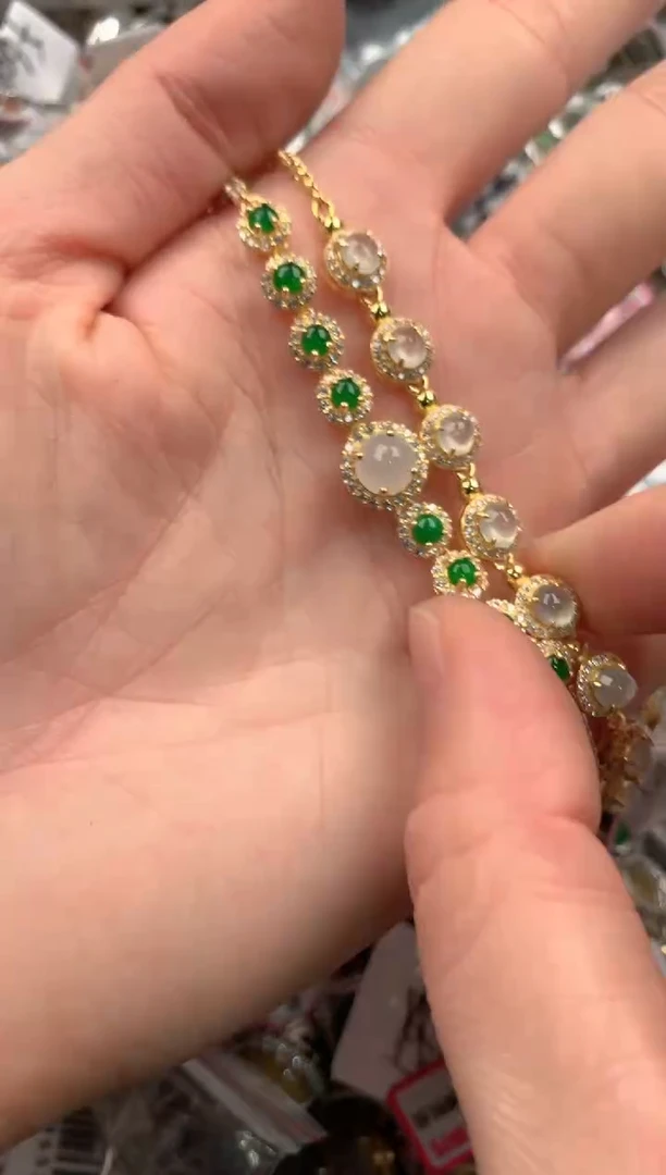 银S925镶嵌戒指翡翠333   5