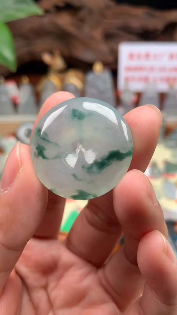 【闪购商品】翡翠吊坠(不含链)未镶嵌平安扣