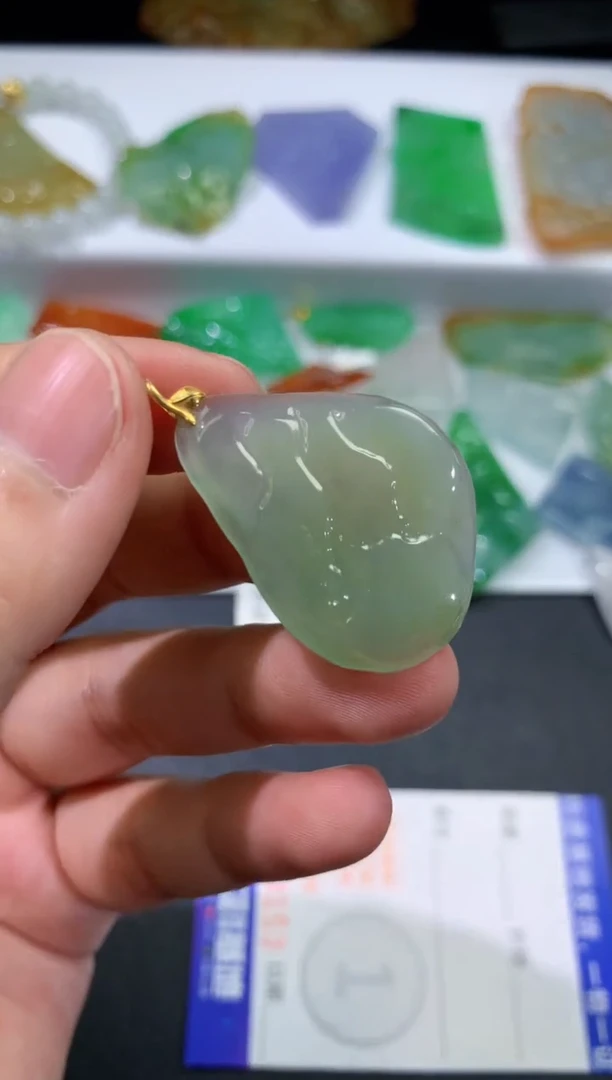 颈饰未镶嵌翡翠76