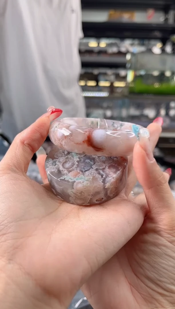 未镶嵌手镯石英质玉圈口（赠品镯心）