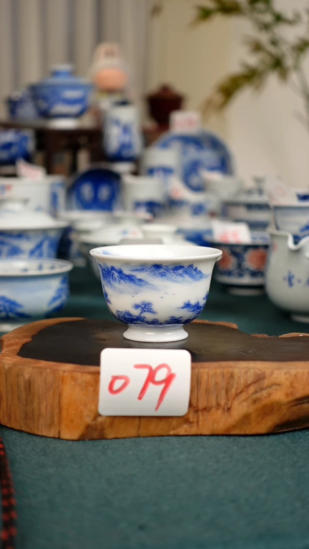 杯079全手工手绘茶器