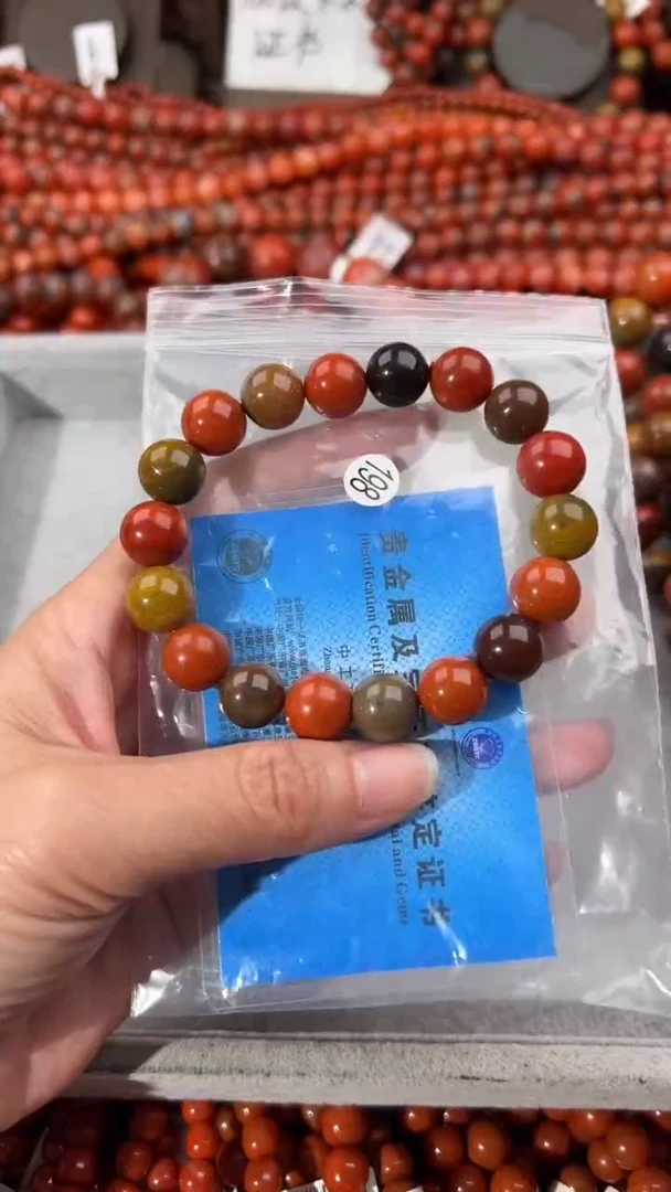 南红玛瑙手串未镶嵌11+