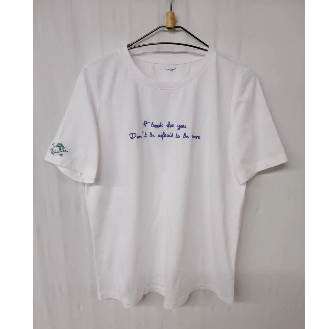 【茵曼服装】茵曼夏季女毛衣上衣短款圆领短袖薄款纽扣搭18424905