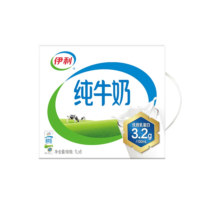 伊利纯牛奶 1L*6