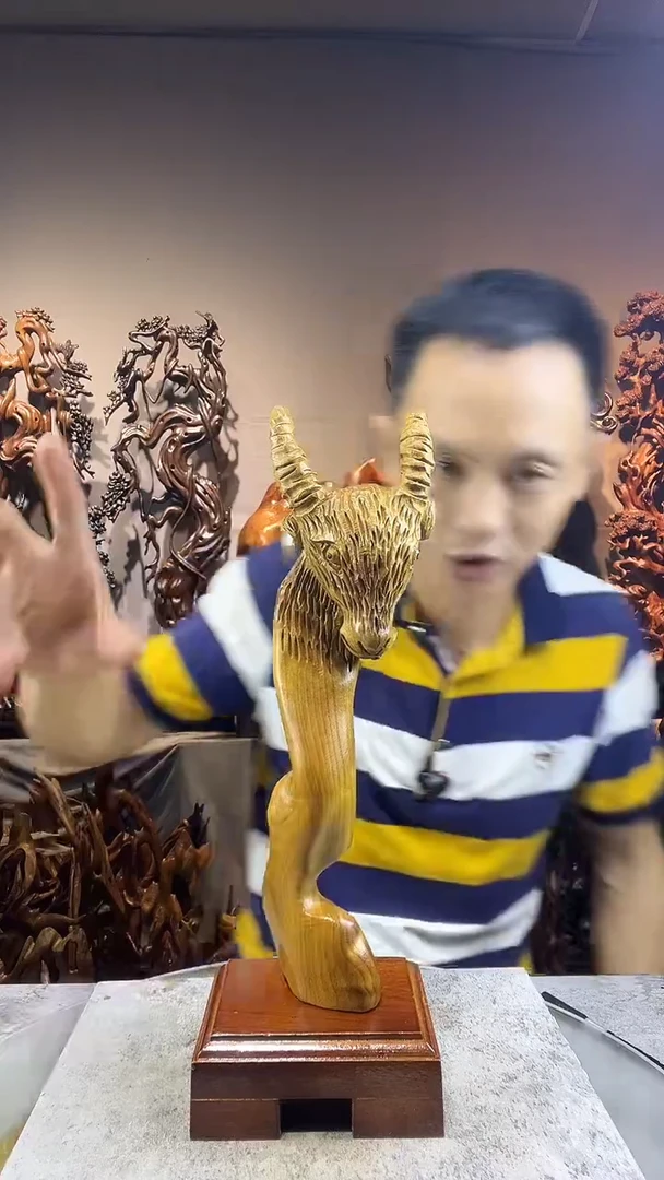 金丝楠红*小叶桢楠随行摆件4