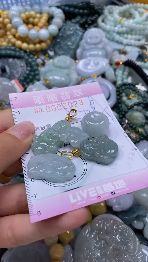 翡翠未镶嵌颈饰闪购0002023