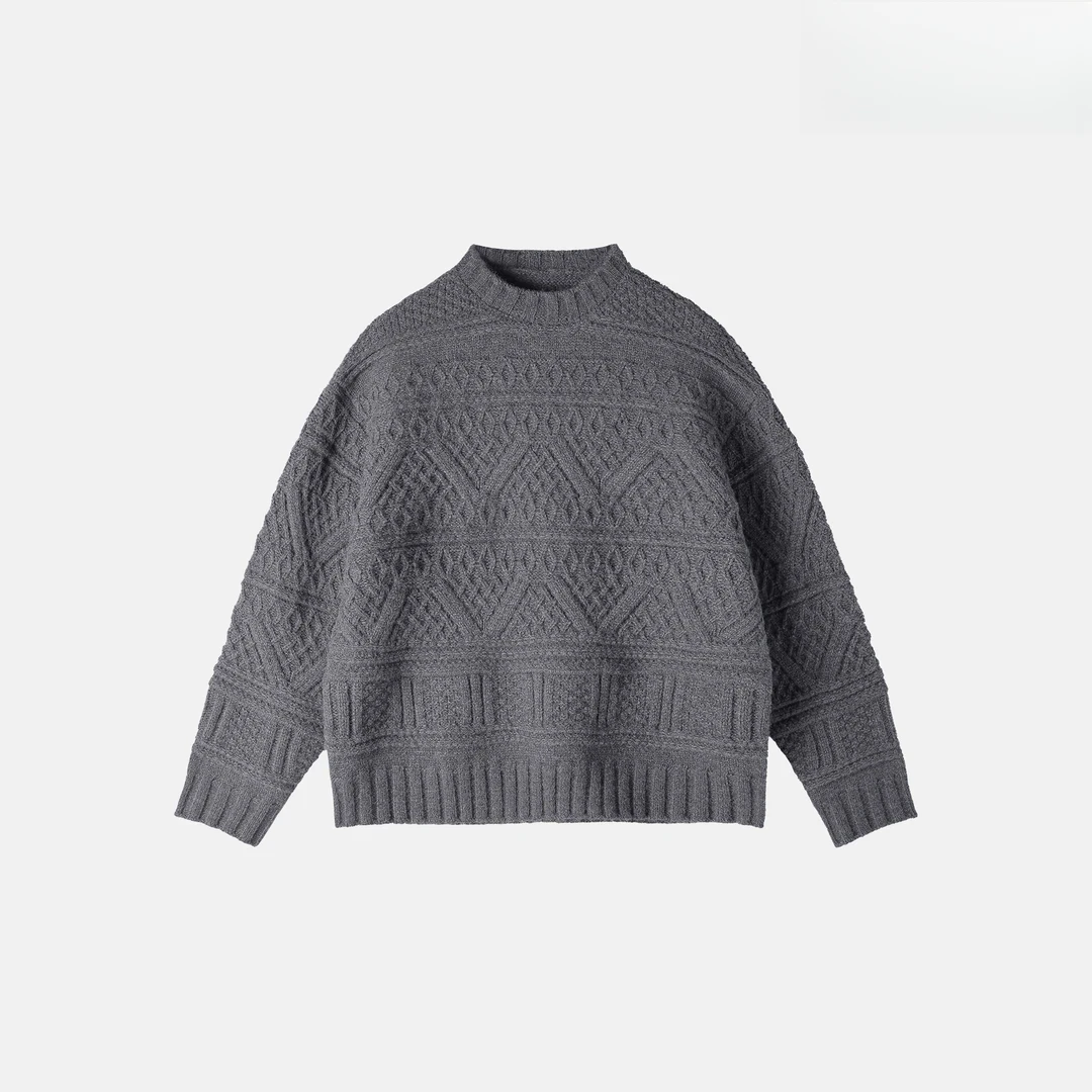 冬季新年款红色毛衣男士韩系百搭加厚情侣毛衣