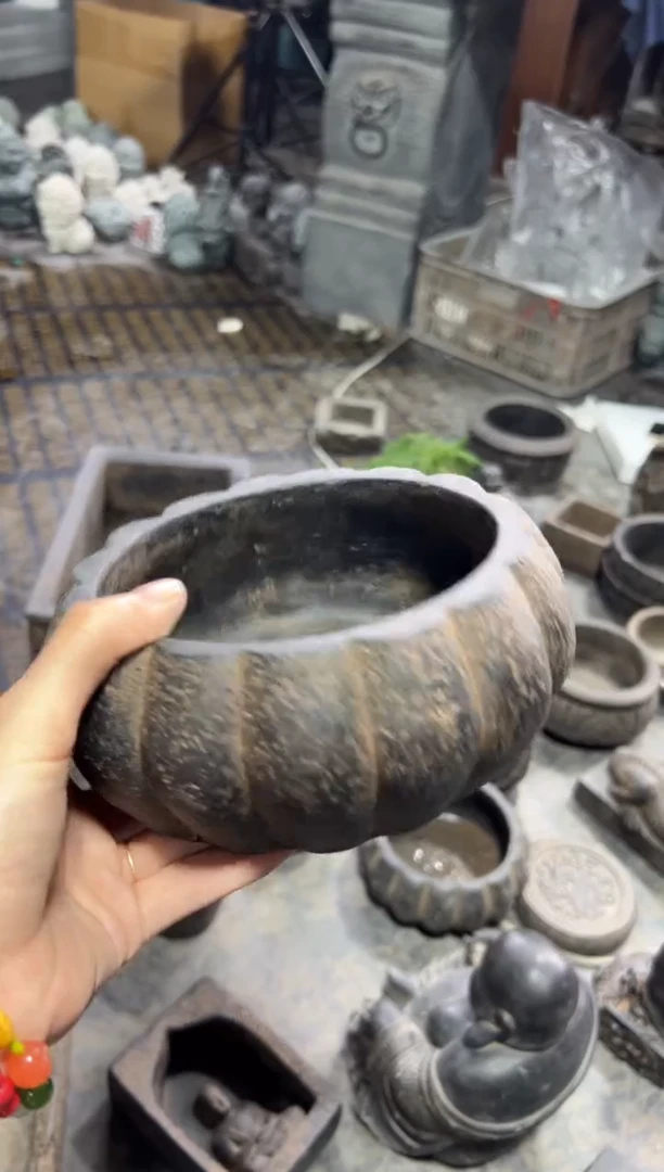 陶土【火山泥】南瓜盆