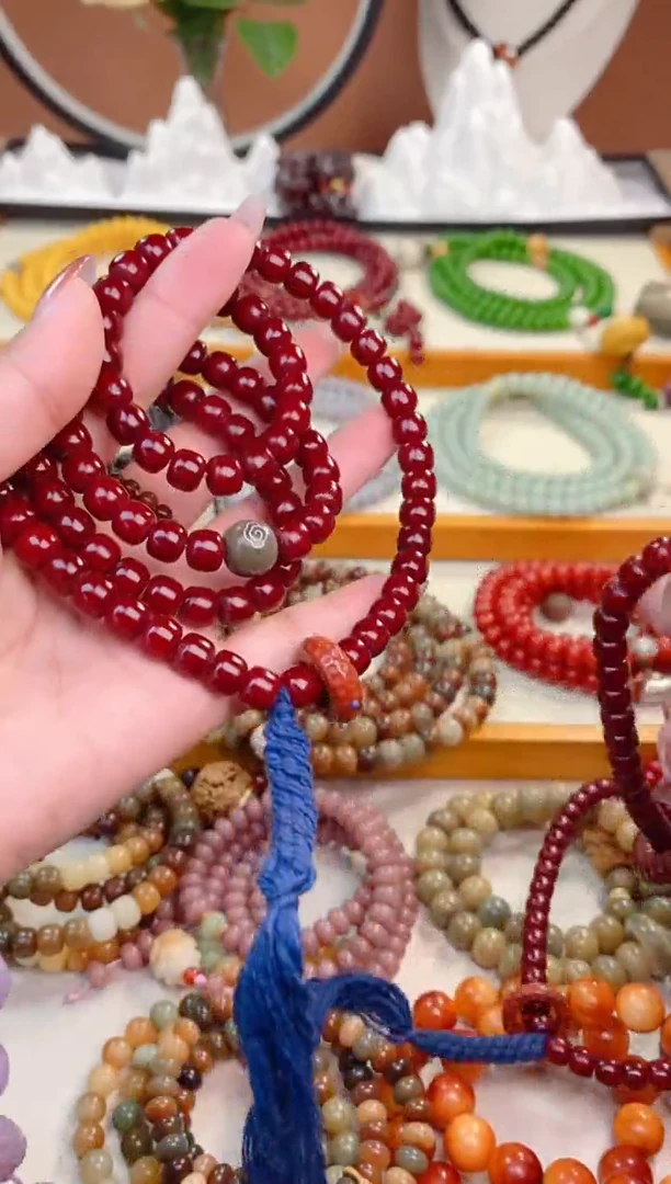 【闪购商品】菩提根/象牙果手串干磨砂砂供108颗