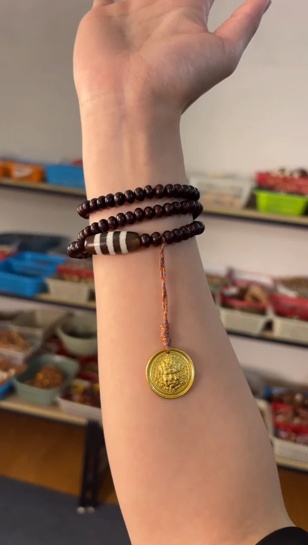 玛瑙/玉髓手链未镶嵌紫金钵盂藏式脖挂链