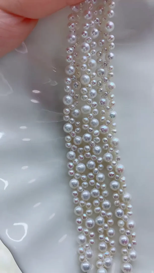 未镶嵌手链淡水珍珠多样性发其一（非无瑕）