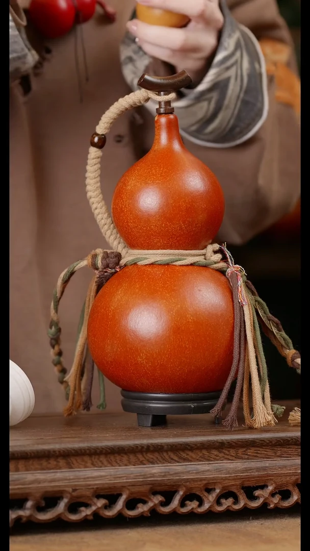 158号精品天然大漆酒葫芦一物一拍~