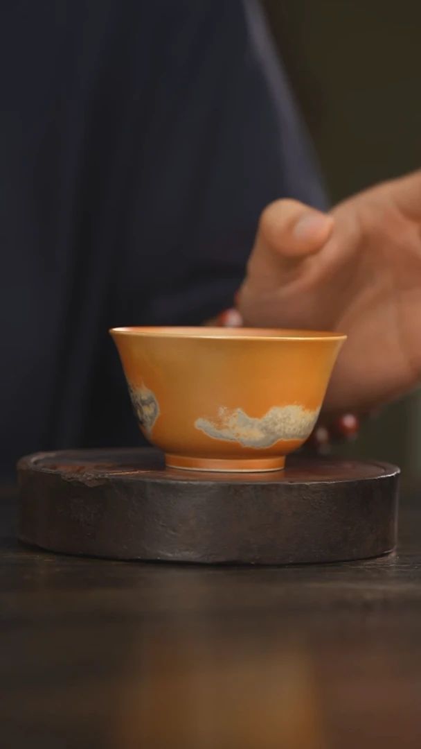 139柴房陶瓷柴烧老款主人杯